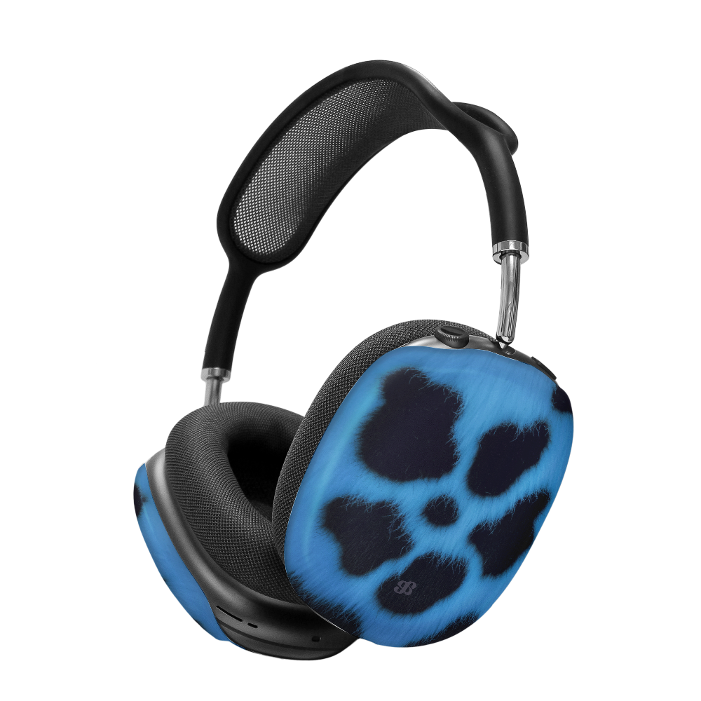 어프어프 플로라 퍼 블루 에어팟 맥스 케이스(earpearp Flora Fur Blue AirPods Max Case) - 1