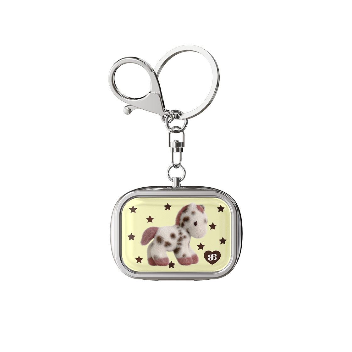 E2602_0128 earpearp Banana Mellow Tin Case Keyring