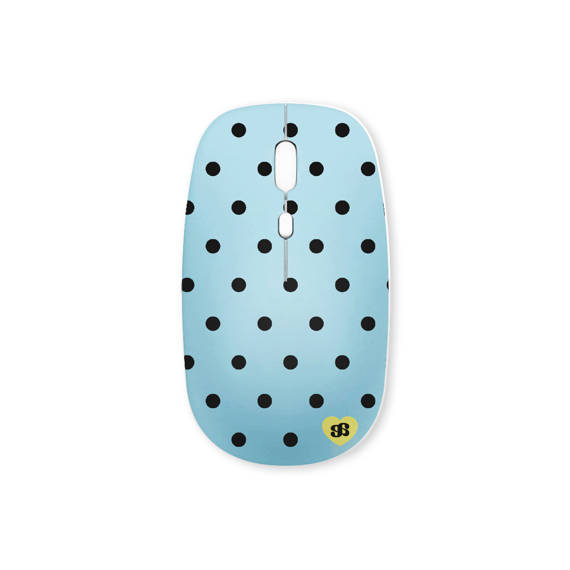 어프어프 베이비 블루 도트 무선 마우스(earpearp Baby Blue Dot Wireless Mouse) - 1