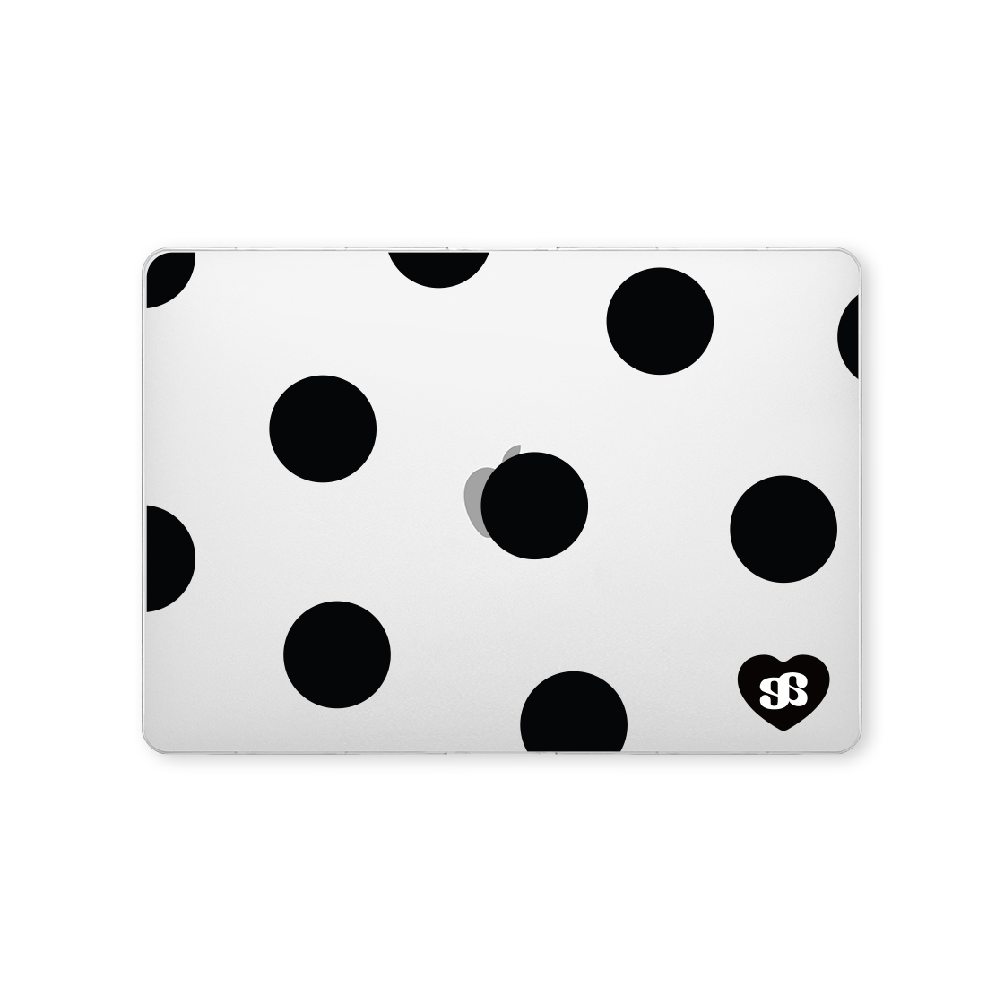 어프어프 블랙팝 맥북 케이스 클리어(earpearp Black Pop MacBook Case Clear)