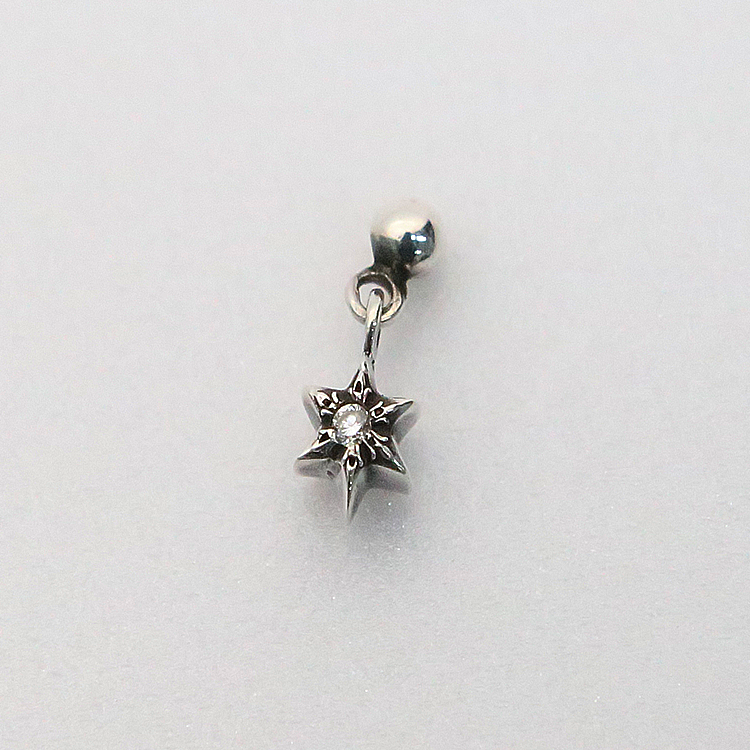 한스룸 크롬하츠 스타 드롭 이어링 다이아몬드(Hansroom Chrome Hearts Star Drop Earring Diamond) - 3