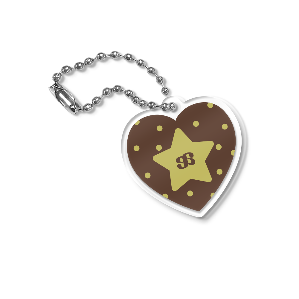 E2602_0255 earpearp Pistachio Choco Acrylic Keyring