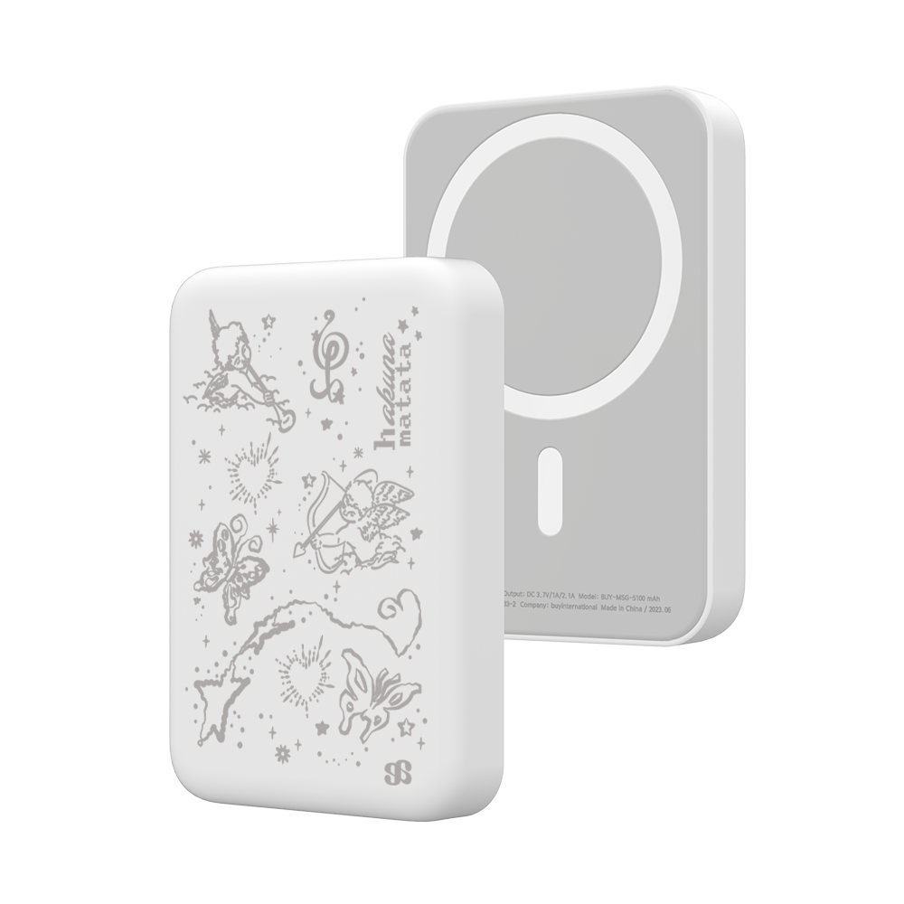 어프어프 하쿠나마타타 맥세이프 보조배터리 5000mAh(earpearp Hakuna Matata MagSafe Power Bank 5000mAh) - 1