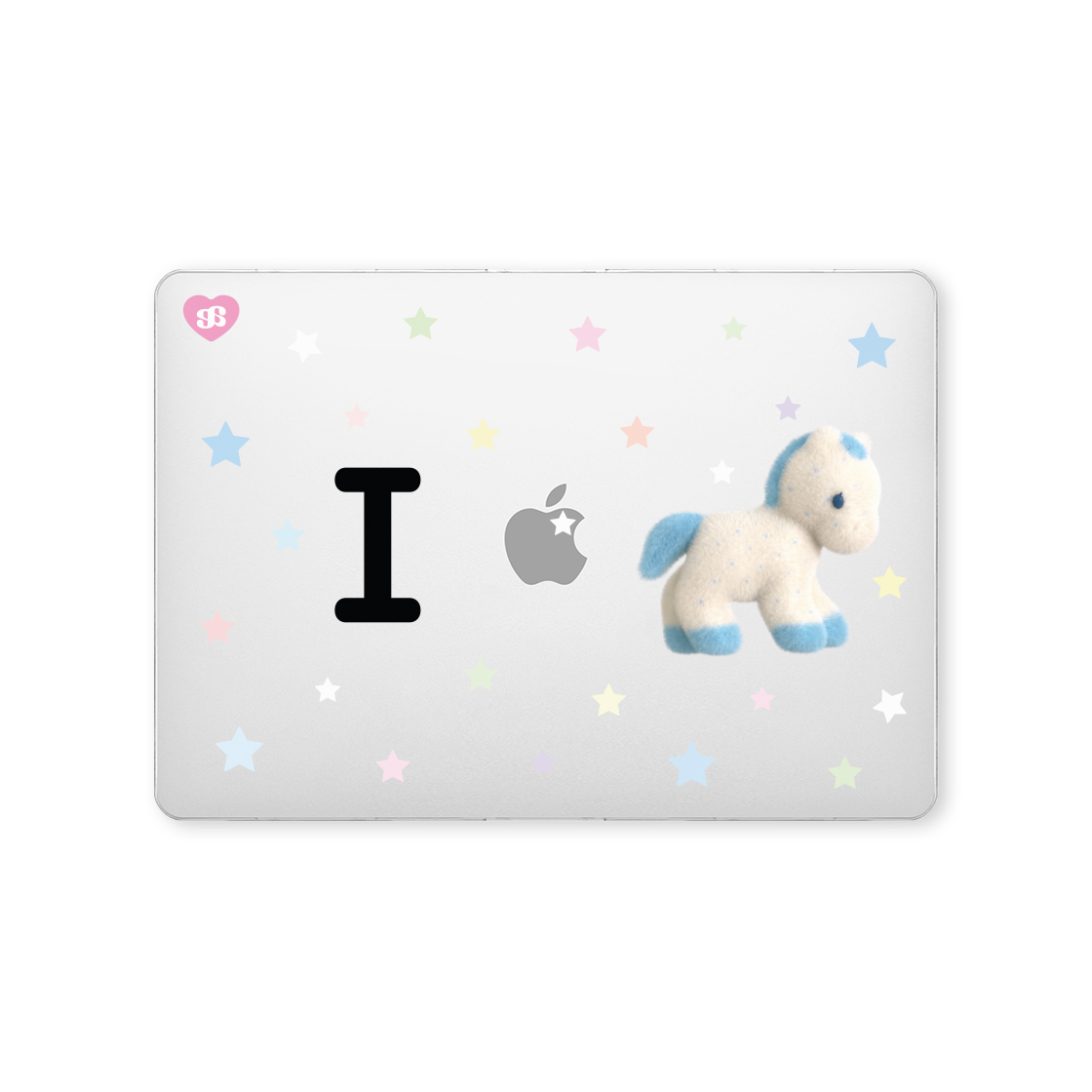 어프어프 바닐라소다 포니 맥북 케이스 클리어(earpearp Vanilla Soda Pony MacBook Case Clear) - 1