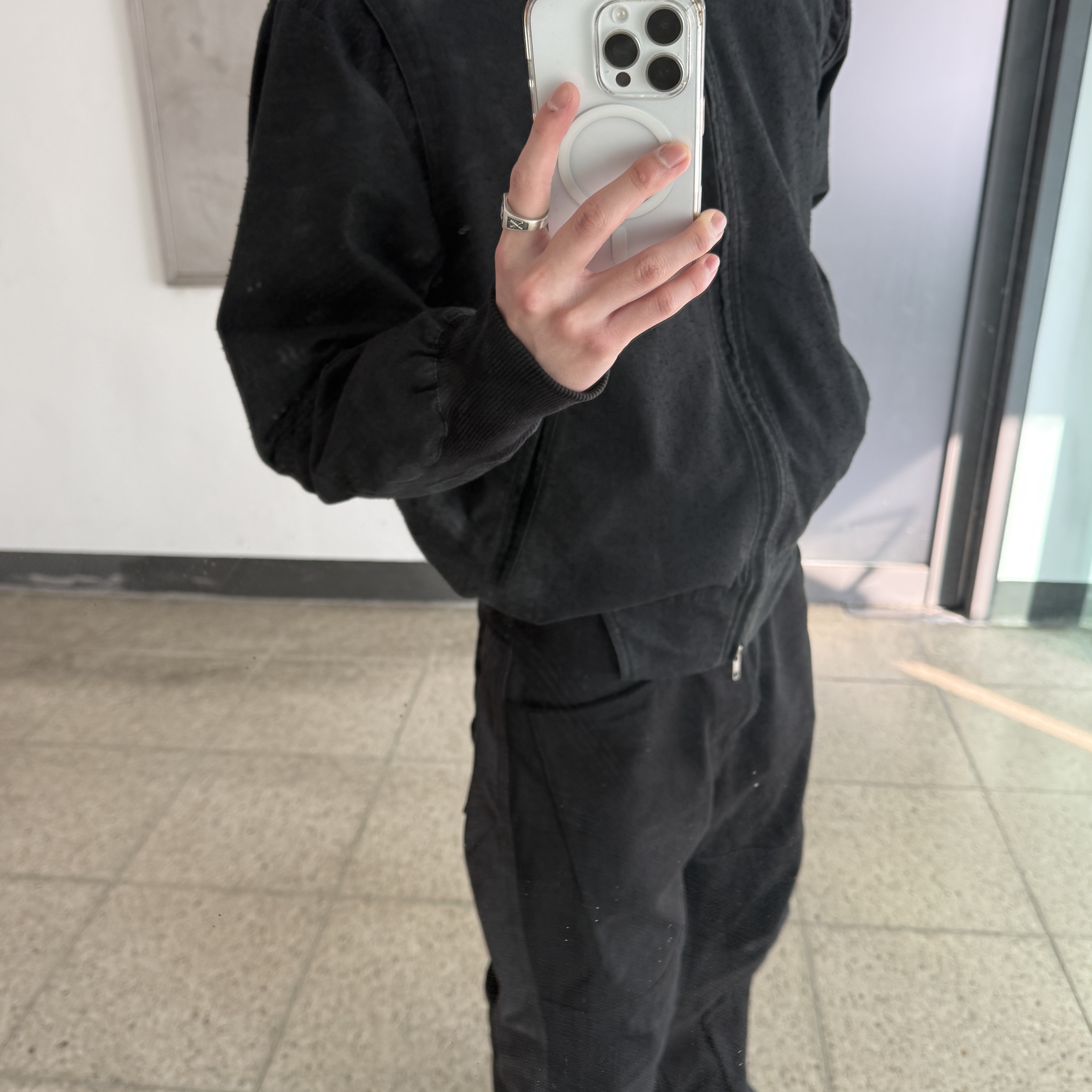 Xlim Ep.6 04 Trousers Black, [프리오더] Polyteru 925 Silver Ring 003 Baby Devil 착용 스타일