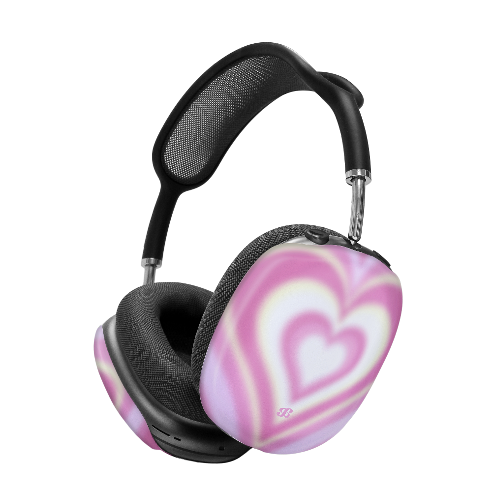 어프어프 선셋 하트 핑크 에어팟 맥스 케이스(earpearp Sunset Heart Pink AirPods Max Case) - 1