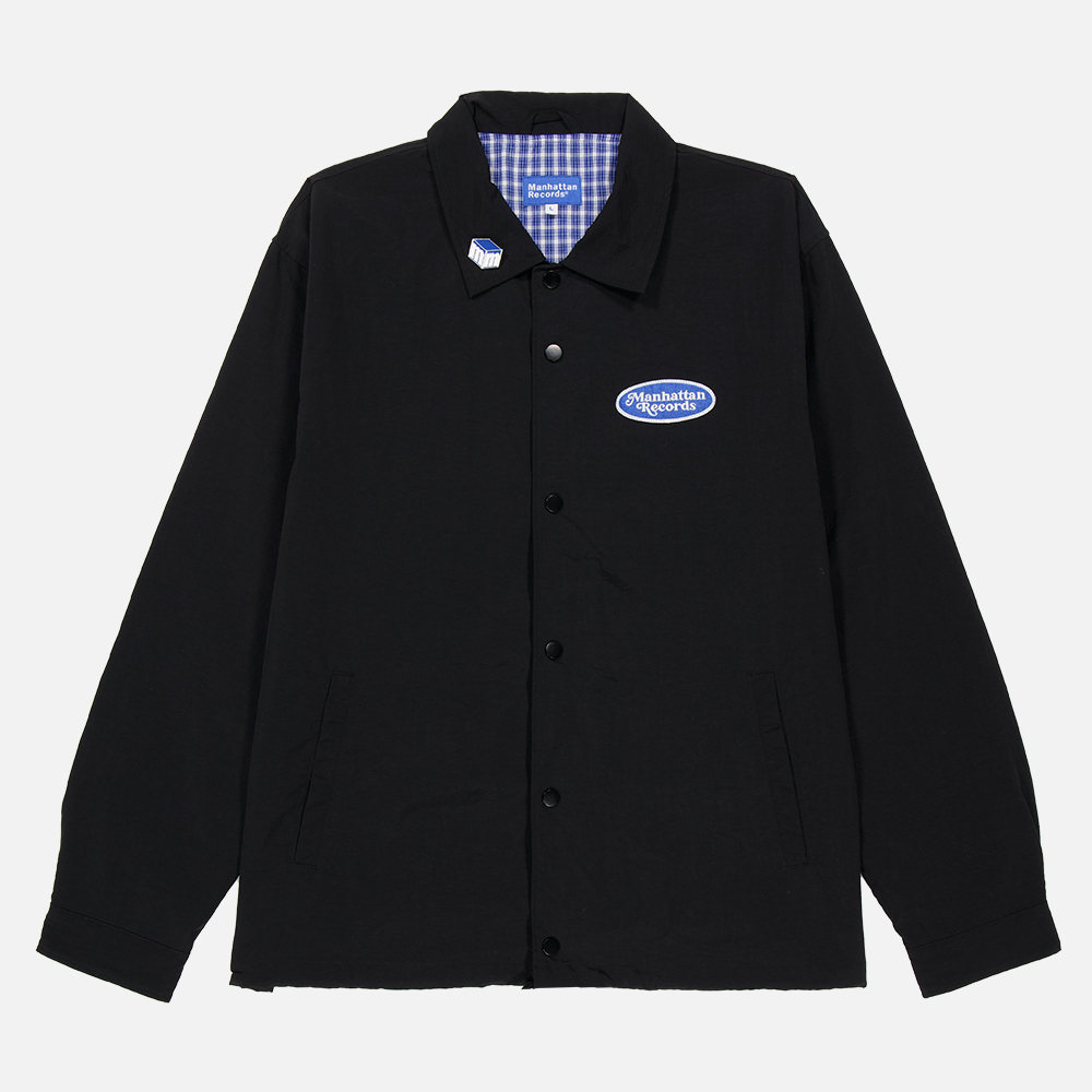 맨하탄 레코즈 팀 코치 자켓 - 블랙(Manhattan Records Team Coach Jacket - Black) - 2