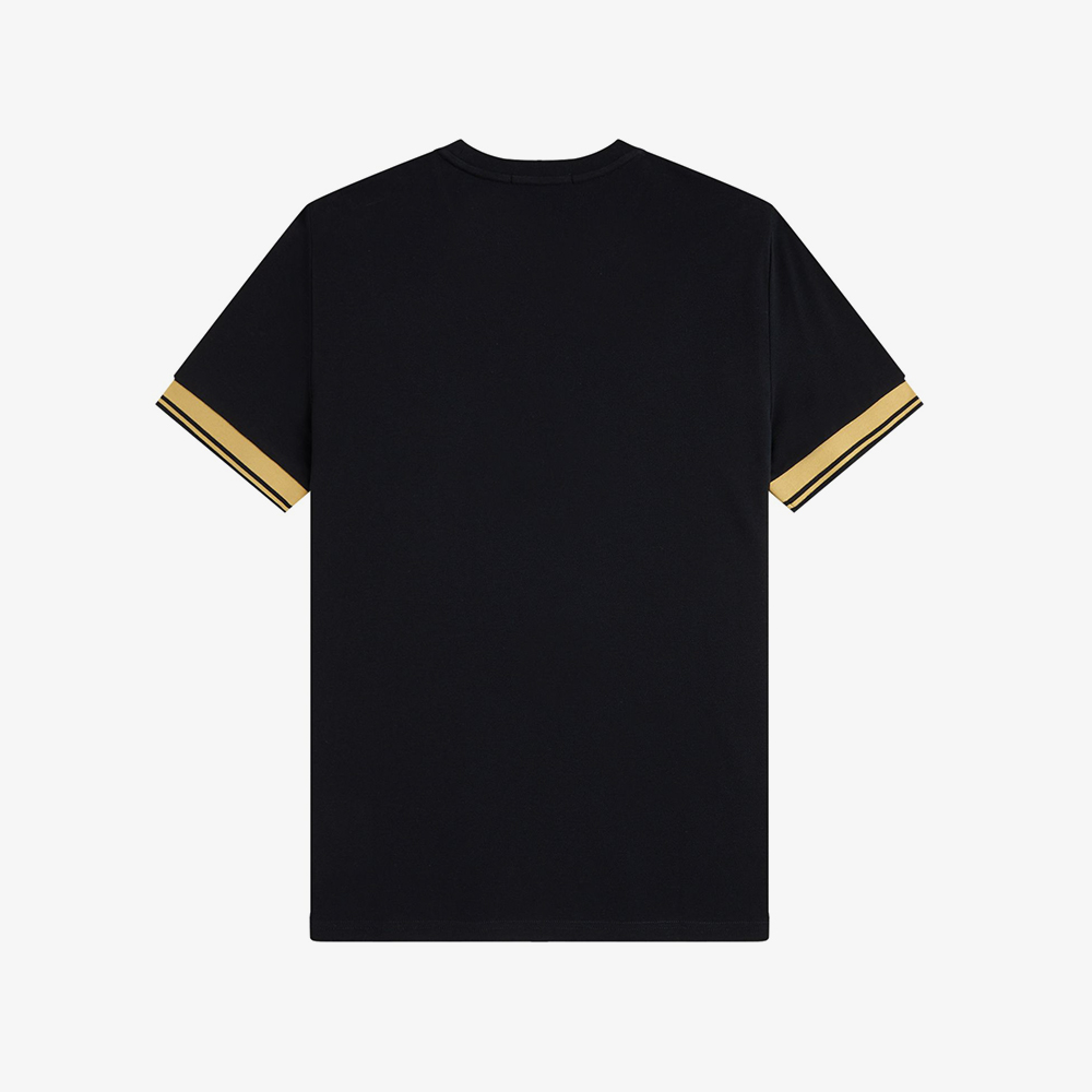 프레드페리 트윈 팁 커프 티셔츠 블랙 샴페인(Fred Perry Twin Tipped Cuff T-Shirt Black Champagne) - 6
