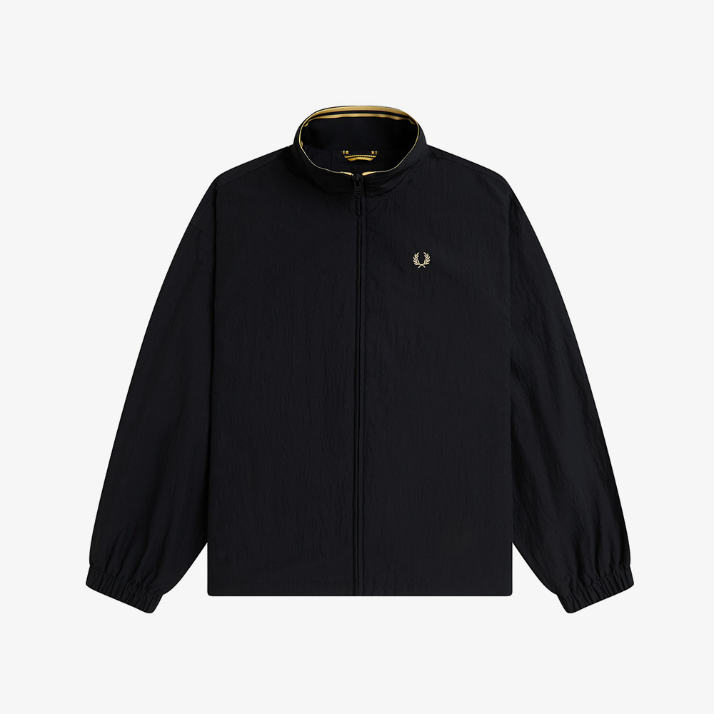 프레드페리 우먼즈 집 스루 재킷 블랙 샴페인(Fred Perry Zip-Through Jacket Black Champagne) - 5