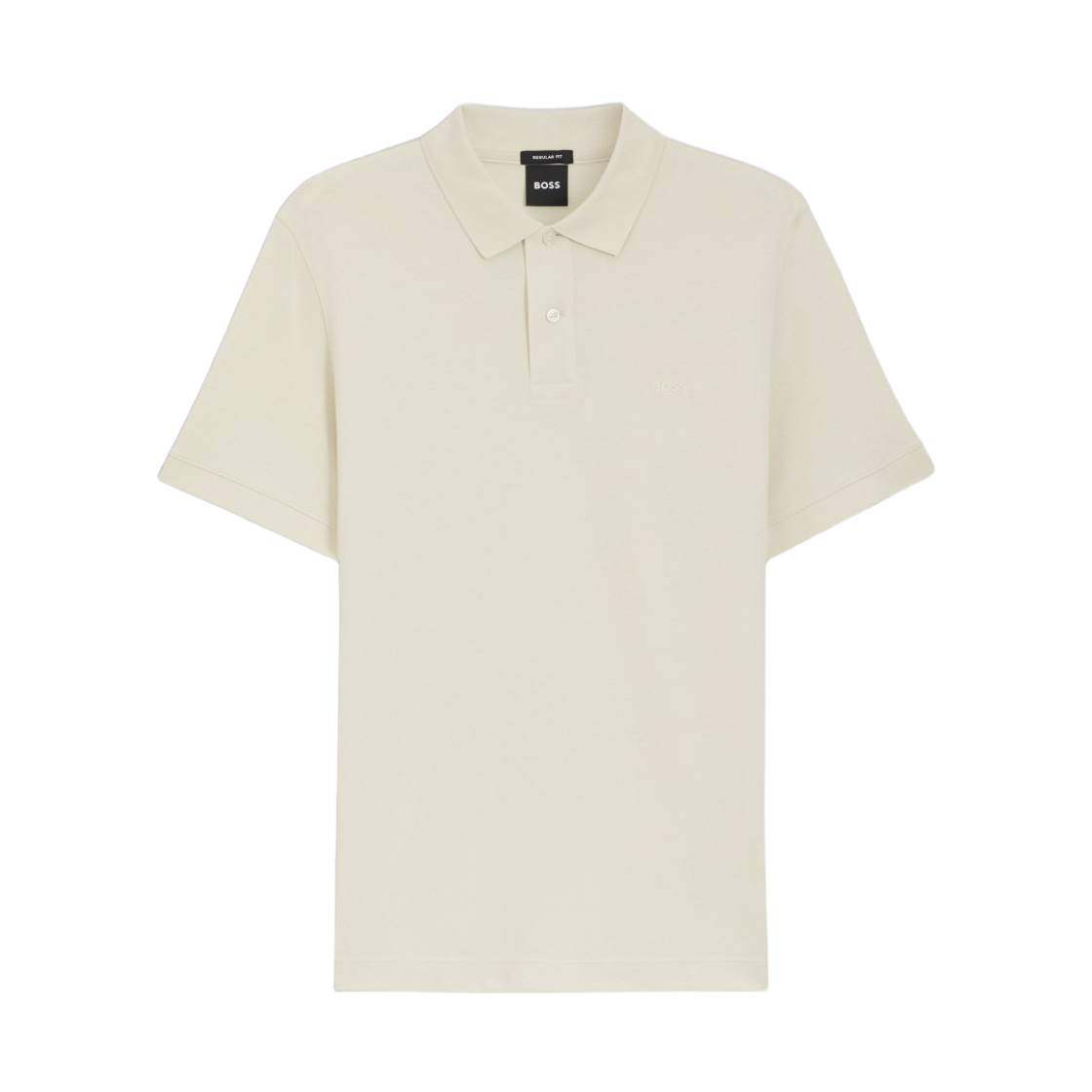 휴고 보스 코튼 피케 자수 로고 팔라스 폴로 셔츠 내츄럴(Hugo Boss Pallas Polo Shirt in Cotton Pique with Embroidered Logo Natural)