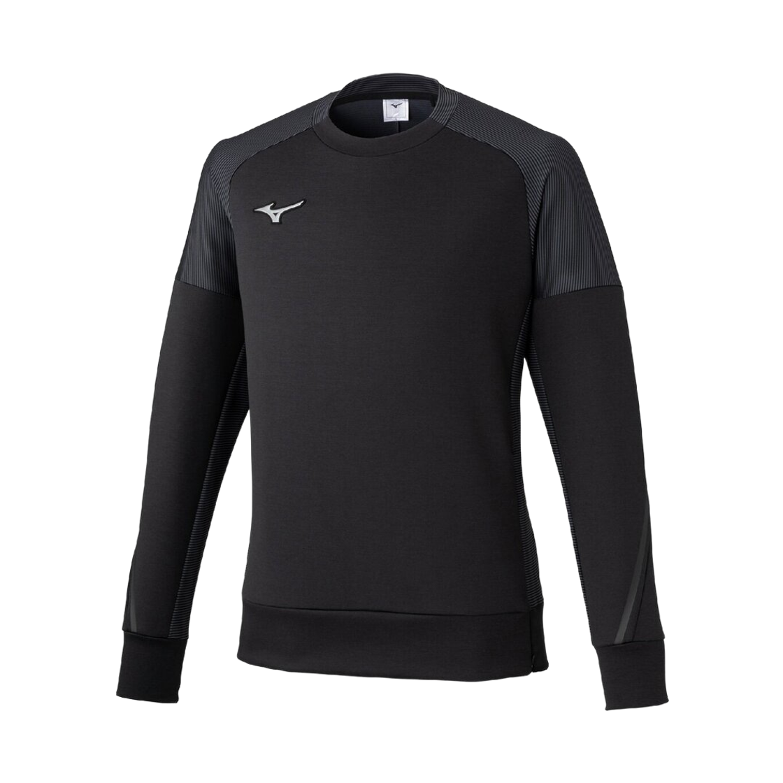 32MCD00409 Mizuno Peach Touch Sweat Crew Black
