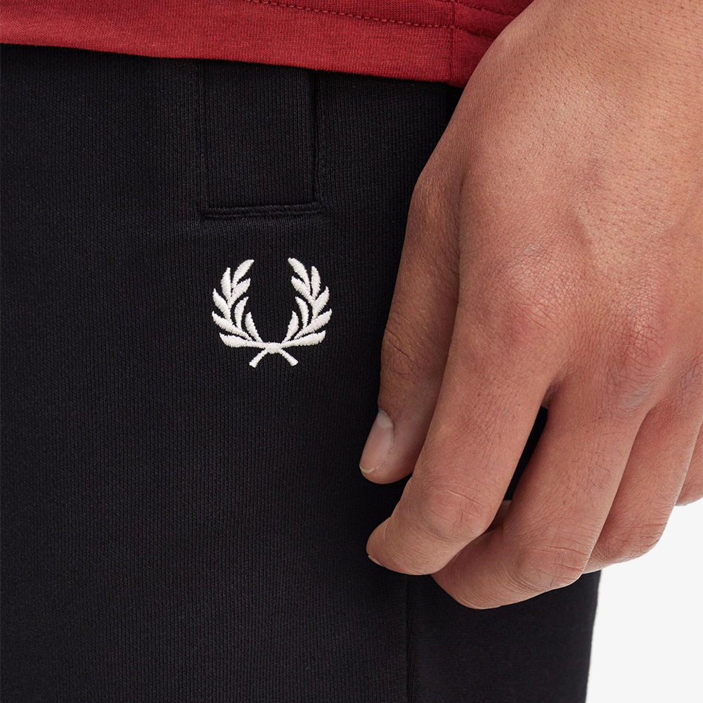 프레드페리 클래식 스웻 쇼츠 블랙(Fred Perry Classic Sweat Short Black) - 4