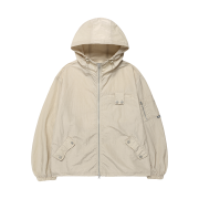 Thevinylhouse Ribstop Sheer Windbreaker Beige