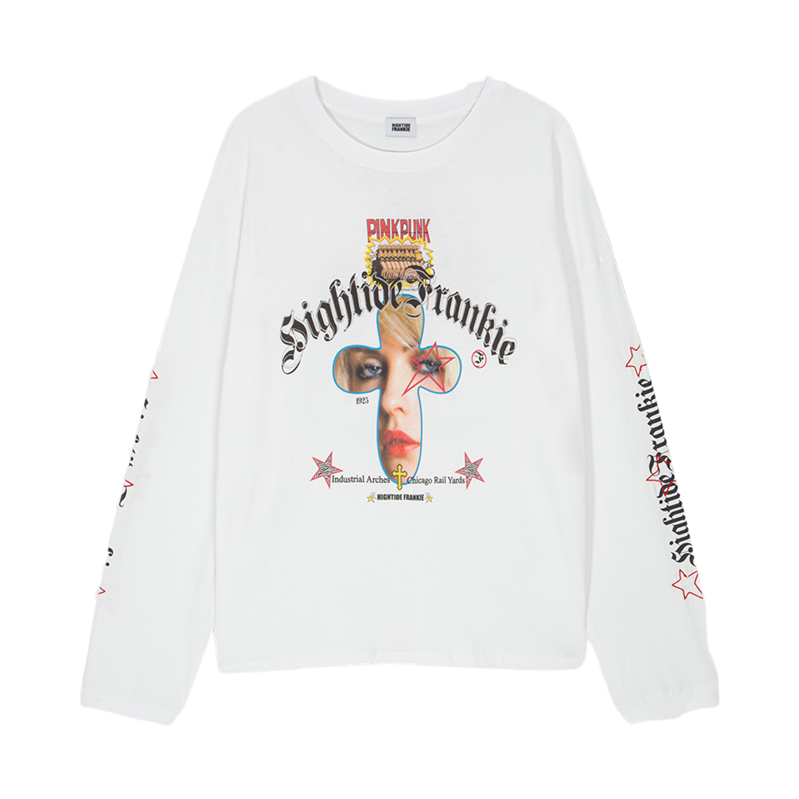 HF26ALT018WT HIGHTIDE FRANKIE Little Off Long Sleeve Tee White