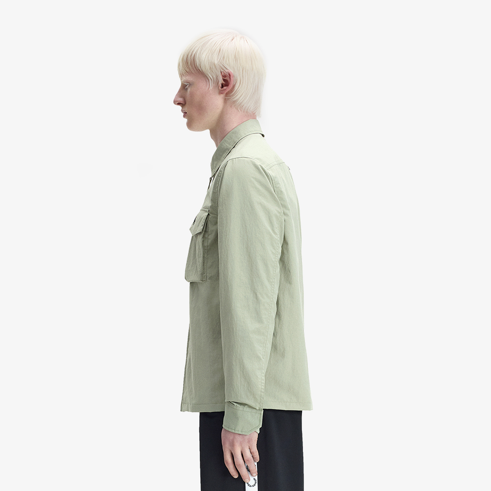 프레드페리 립스탑 포켓 오버셔츠 시그래스(Fred Perry Ripstop Pocket Overshirt Seagrass) - 2