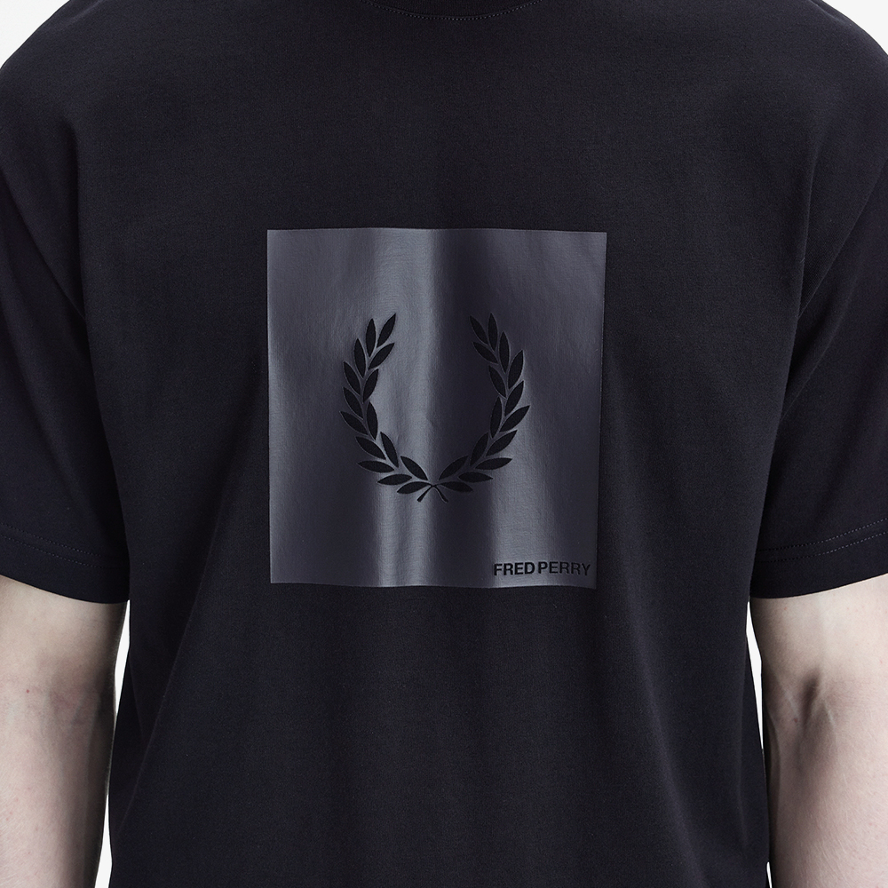 프레드페리 박스 그래픽 티셔츠 블랙(Fred Perry Box Graphic T-Shirt Black) - 4