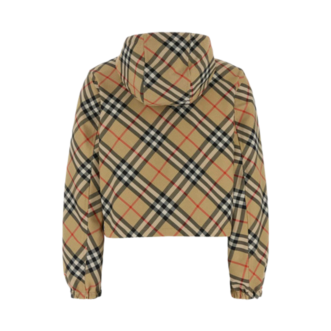 (W) 버버리 체크 봄버 자켓 베이지((W) Burberry Check Bomber Jacket Beige) - 2