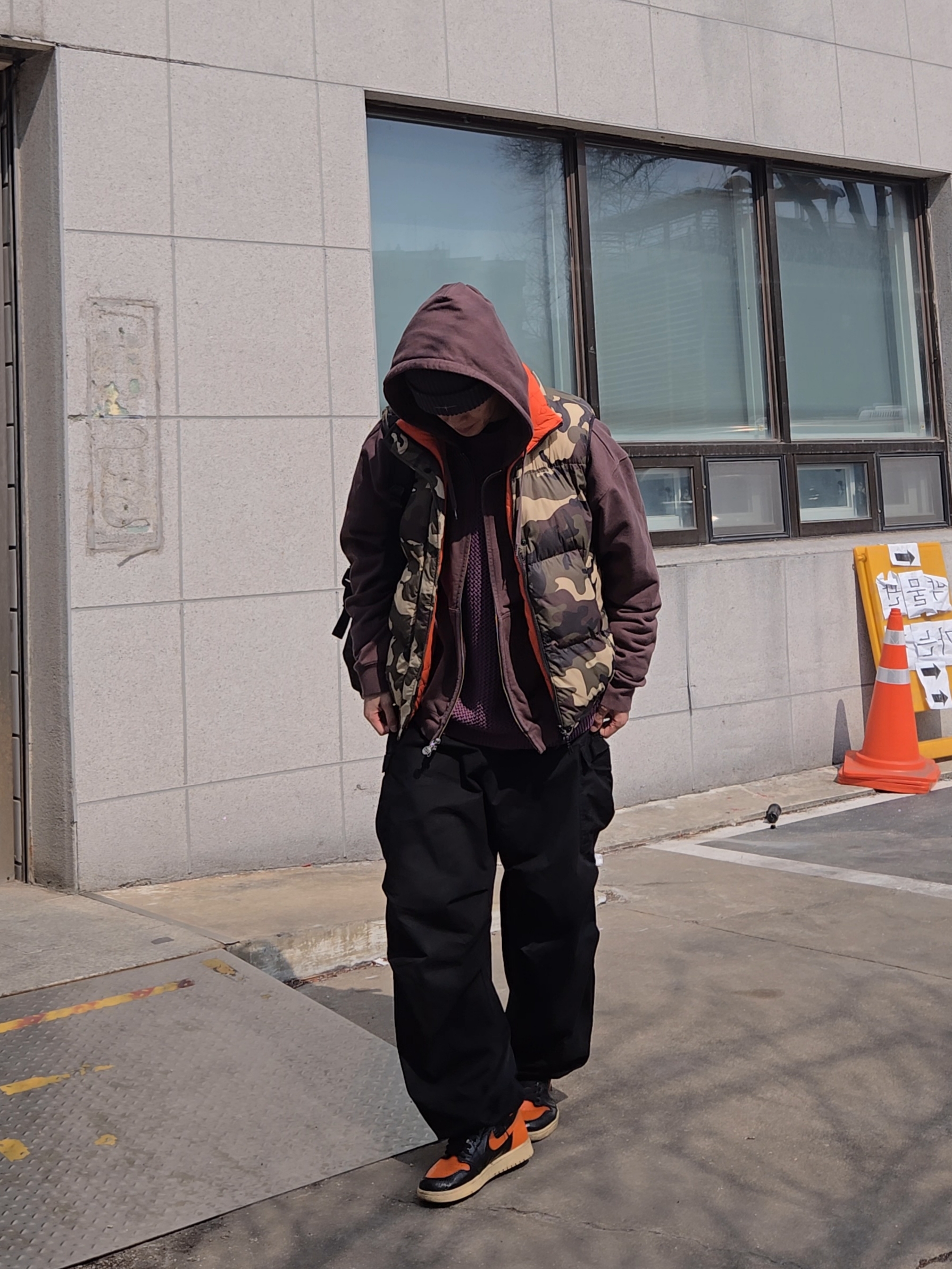 Jordan 1 Retro High Shattered Backboard 3.0, Supreme Open Knit Small Box Sweater Dusty Purple - 22SS 착용 스타일 - 6