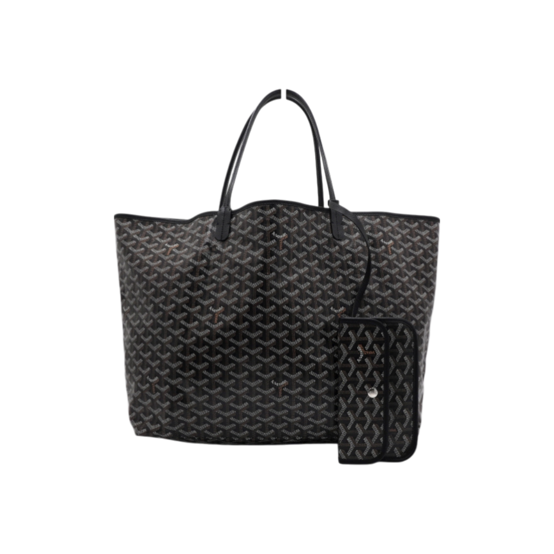 고야드 생루이GM 블랙 쇼퍼 토트백 겸 숄더백aa61790(Goyard Saint Louis GM Black Shopper Tote Bag)