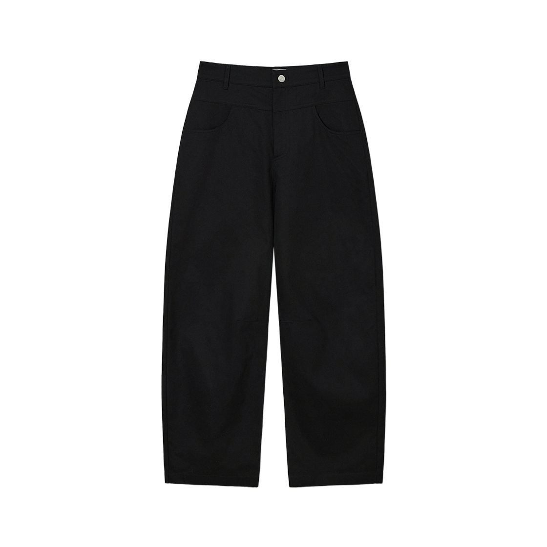 세터 우먼 코튼 커브드 팬츠 블랙(SATUR W Cotton Curved Pants Black) - 1