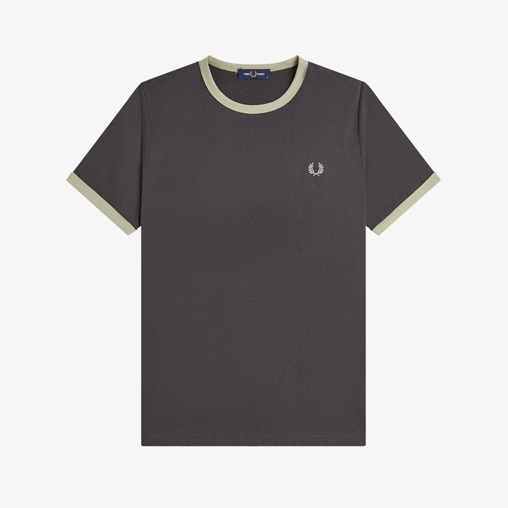 프레드페리 링어 티셔츠 앵커그레이 시그래스(Fred Perry Ringer T-Shirt Anchor Grey Seagrass) - 5