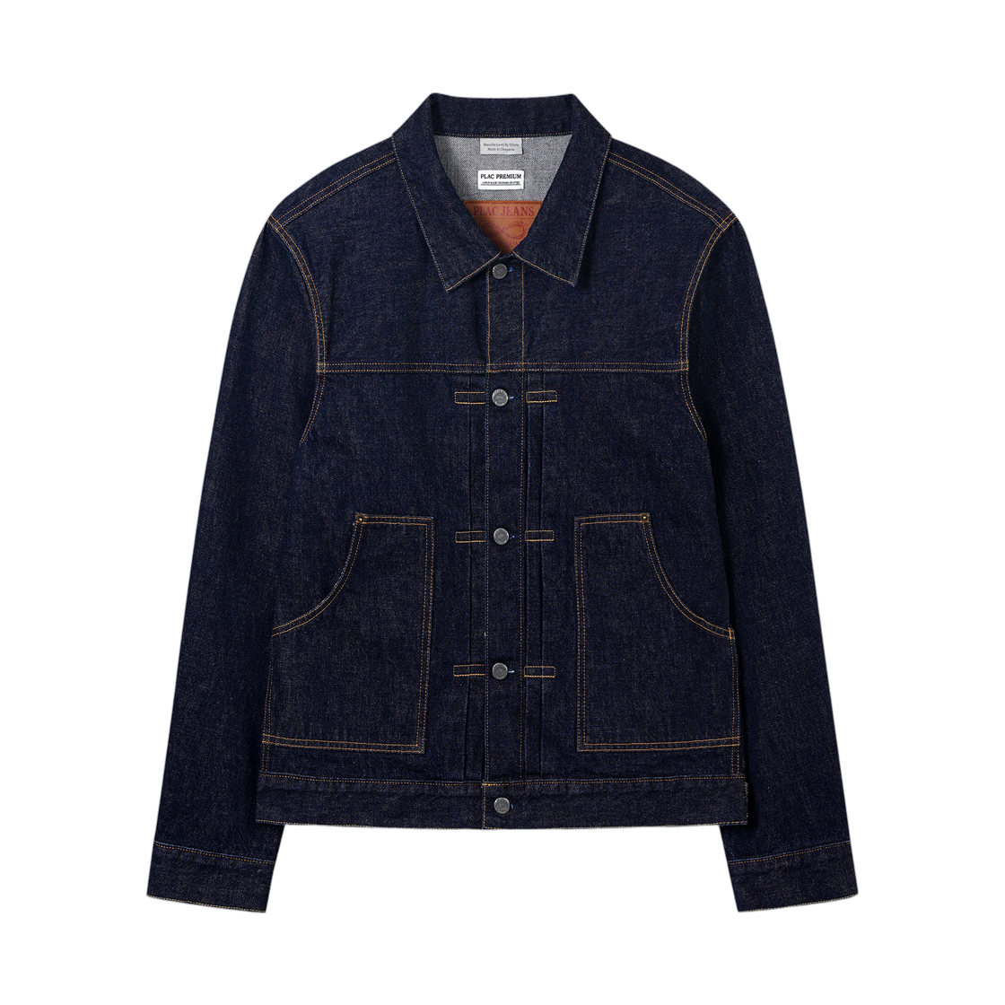 플랙 시오타 메이드 타입 투 워크 데님 자켓 인디고(Plac Shiota Made Type-2 Work Denim Jacket Indigo)