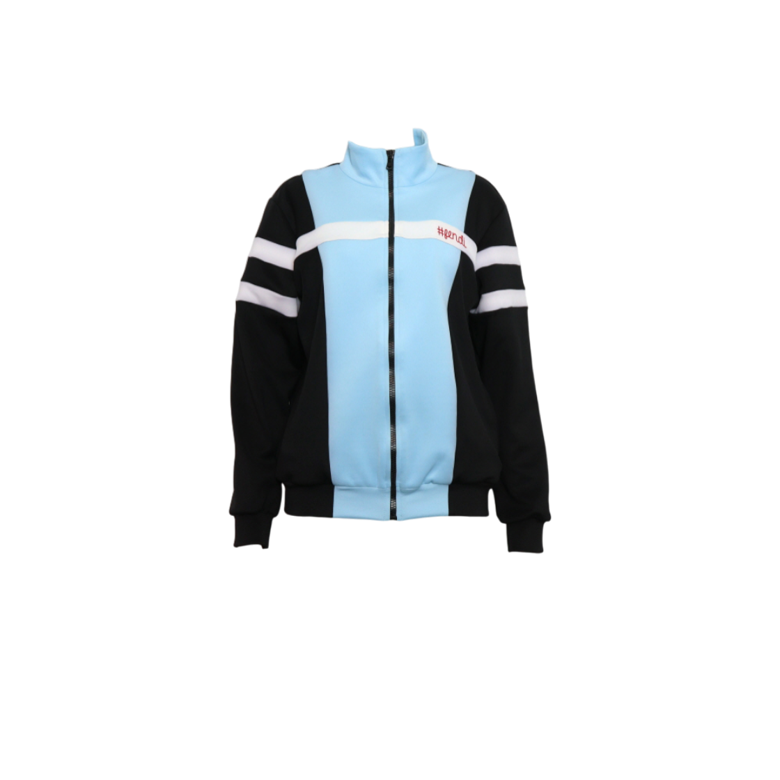 ITW7U2QKA7FA Fendi JMH071 Sky Blue & Black Logo Junior Jacket