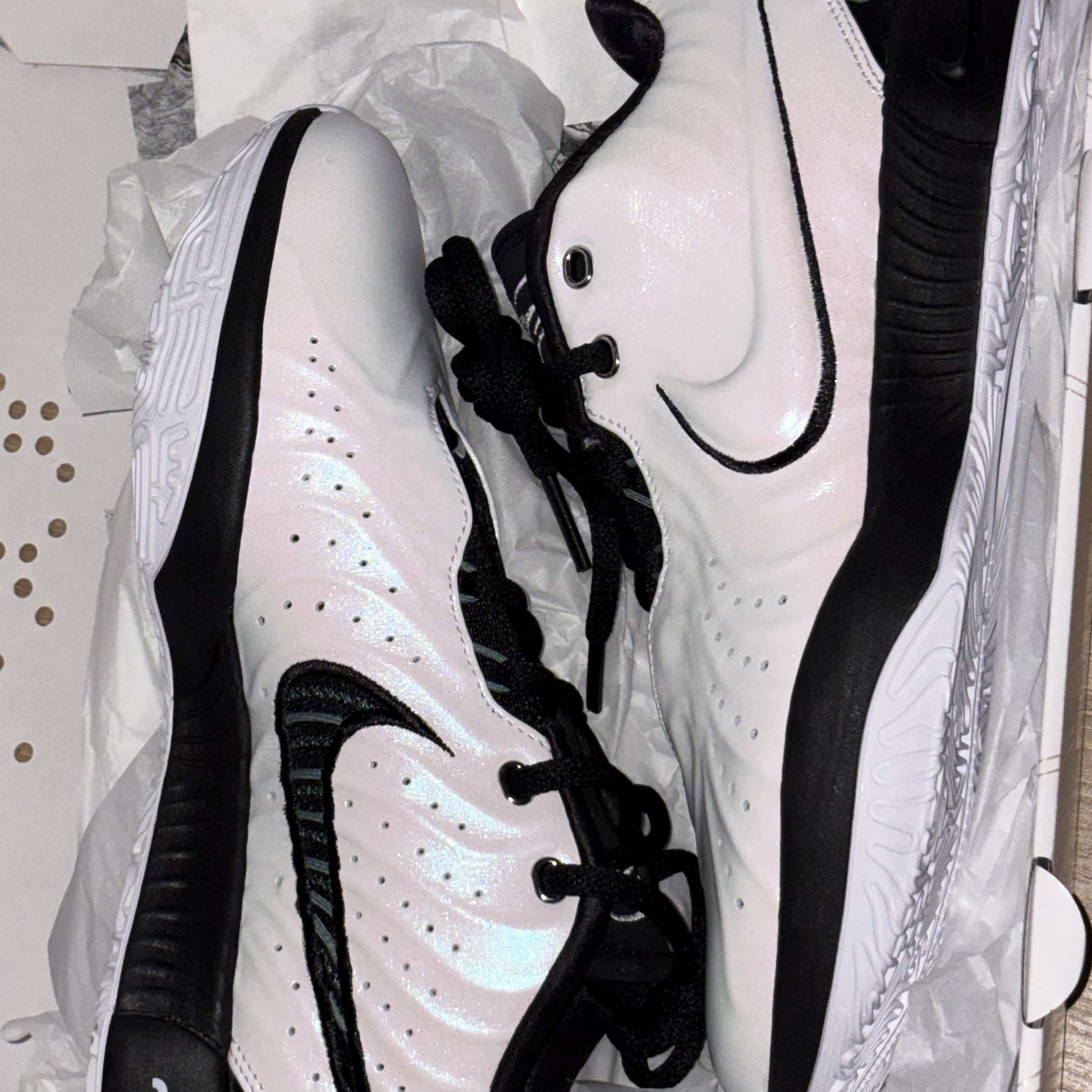 Nike Lebron 21 EP Conchiolin White Bicoastal 착용 스타일