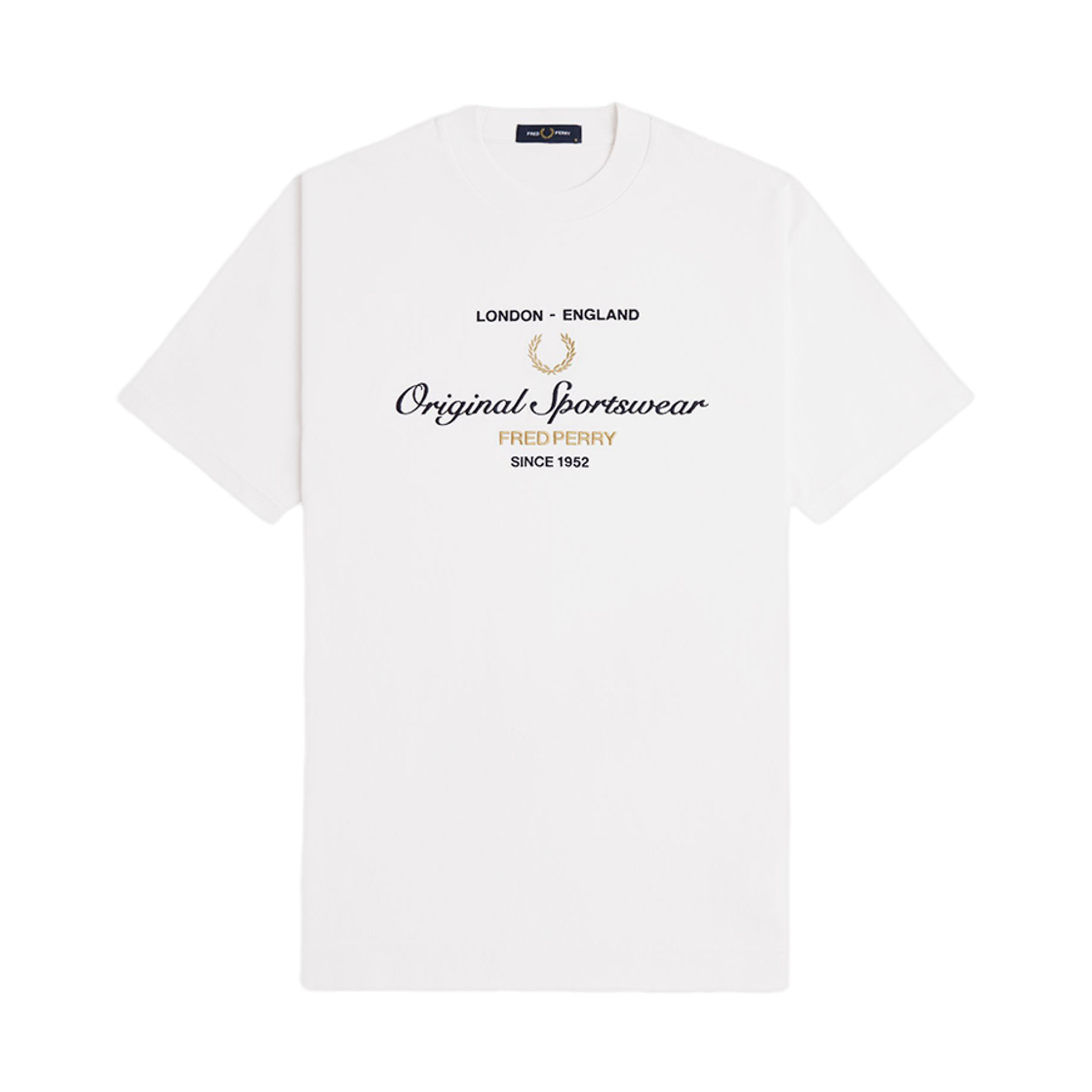 AFPM2612407-129 Fred Perry Original Sportswear T-Shirt Snow White