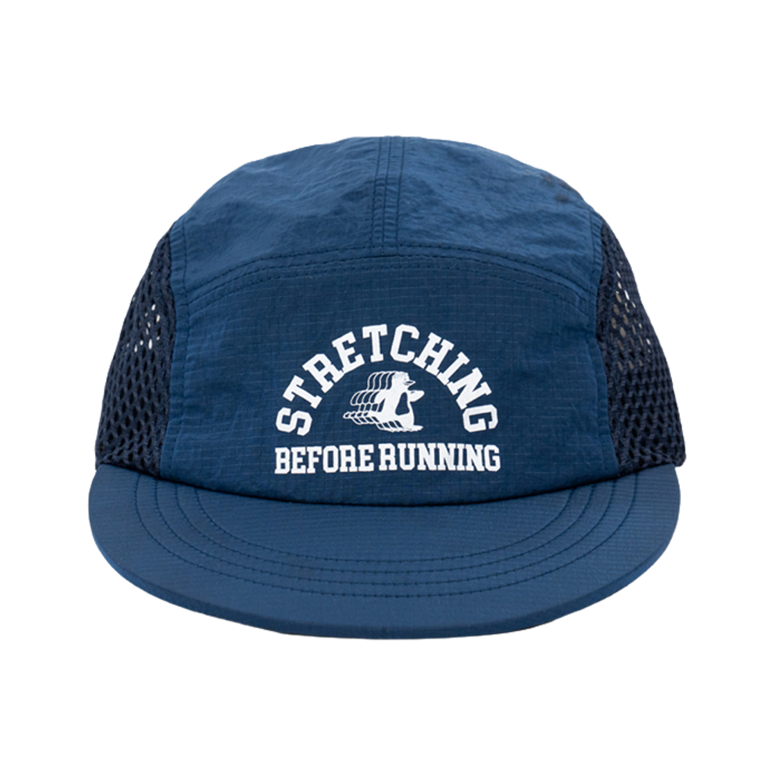 빅웨이브 컬렉티브 스트레칭 펭귄 러닝캡 네이비(BIGWAVE COLLECTIVE Stretching With Penguins Running Cap Navy)