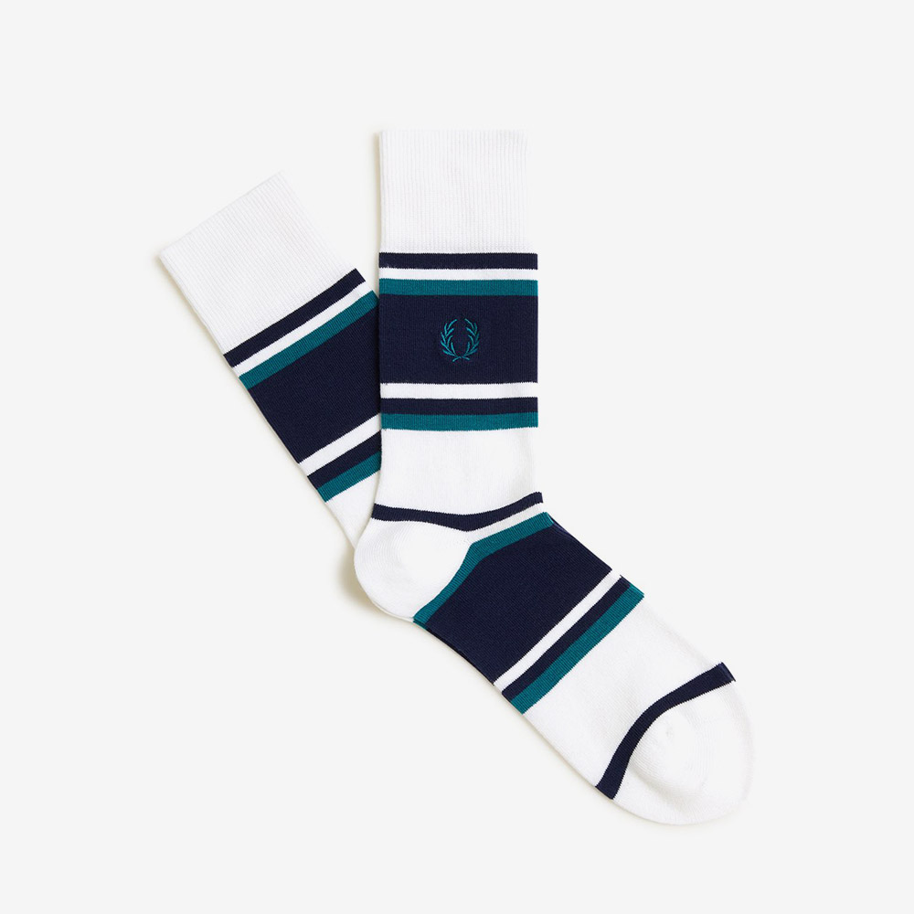프레드페리 테니스 스트라이프 삭스 스노우 화이트(Fred Perry Tennis Stripes Sock Snow White) - 3