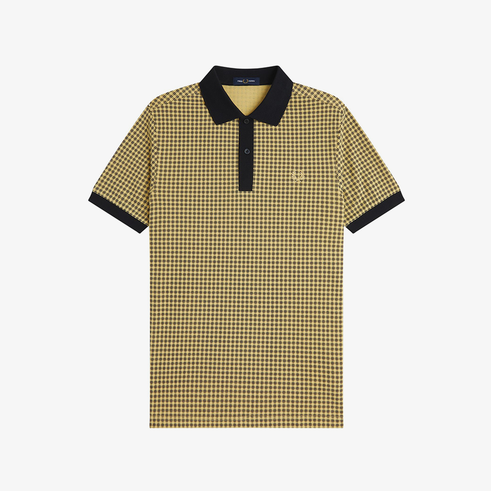프레드페리 크로스 프린트 폴로 셔츠 블랙(Fred Perry Cross Print Polo Shirt Black) - 5