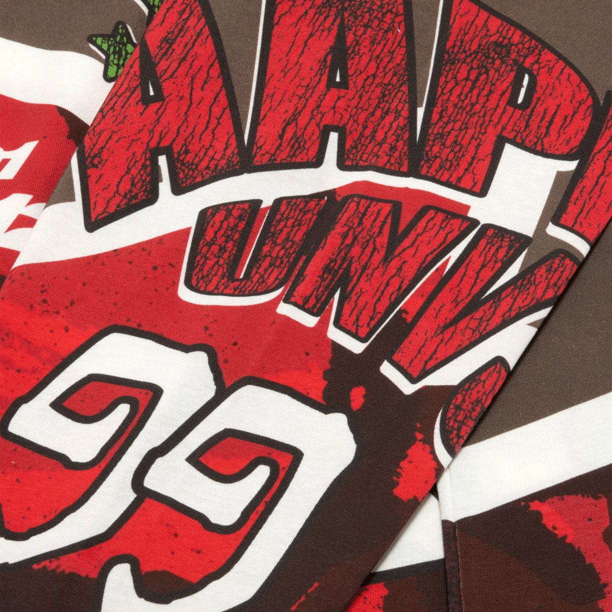 에이프 메인 롱 티 브라운 - 26SS(AAPE Main Long Tee Brown - 26SS) - 3