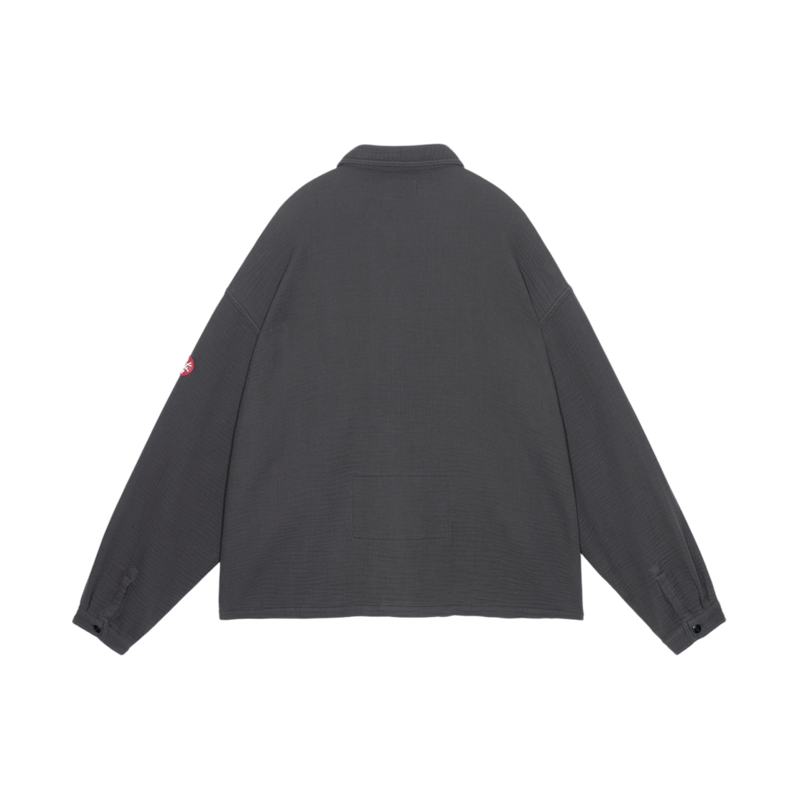 카브엠트 코튼 거즈 숏 셔츠 자켓 차콜 - 26SS(Cav Empt Cotton Gauze Short Shirt Jacket Charcoal - 26SS) - 2