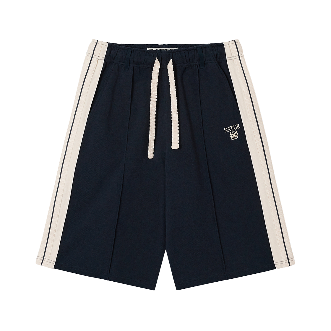 세터 로턴 라이닝 트랙 쇼츠 네이비(SATUR Lawton Lining Track Shorts Navy) - 1