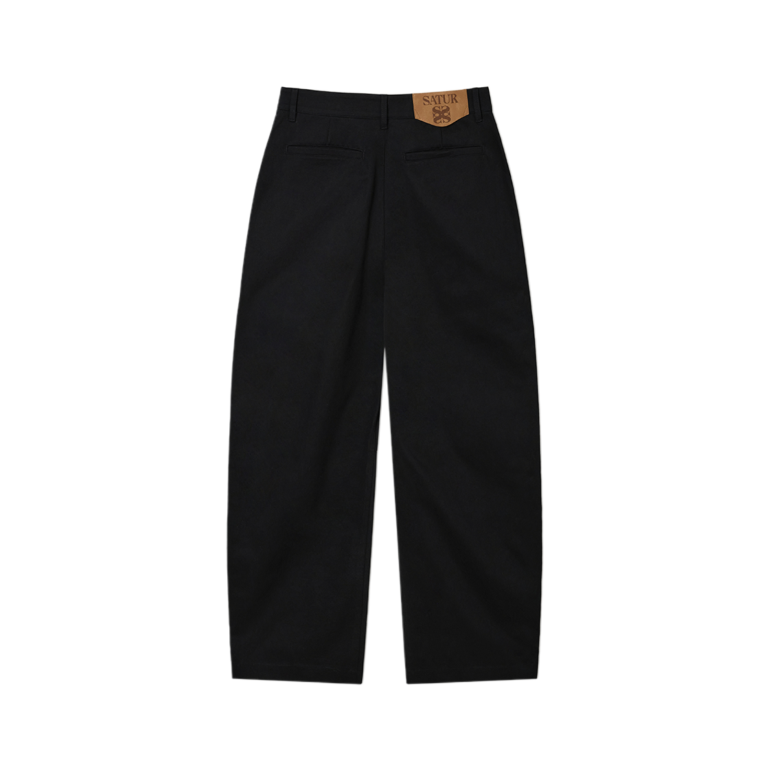 세터 우먼 코튼 커브드 팬츠 블랙(SATUR W Cotton Curved Pants Black) - 2