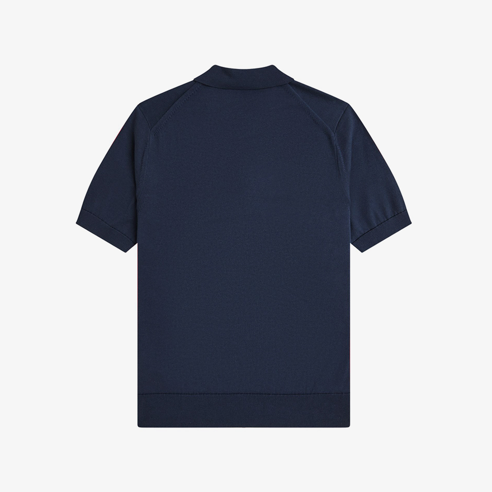 프레드페리 숏 슬리브 코튼 니트 셔츠 다크 에어포스(Fred Perry S S Cotton Knitted Shirt Dark Airforce) - 6