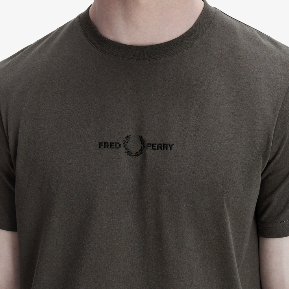 프레드페리 엠브로이더드 티셔츠 필드그린(Fred Perry Embroidered T-Shirt Field Green) - 4