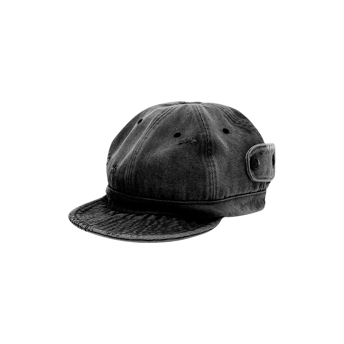 VH2GSFAB31ABK Thevinylhouse Raw Country Ball Cap Black