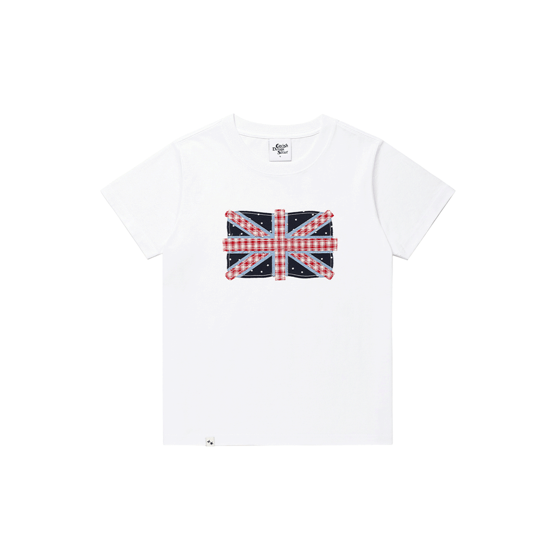 CV2GMFT517AWH CAVISH Union Jack SS Tee White