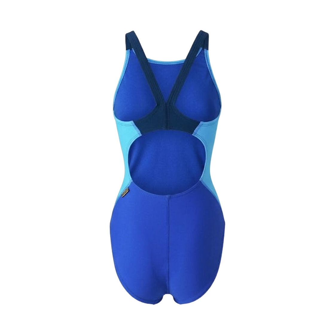 (키즈) 미즈노 수영 연습용 미디움 컷 수트 블루 라이트 블루((Kids) Mizuno Competitive Swimming Practice Medium Cut Suit Blue Light Blue) - 2