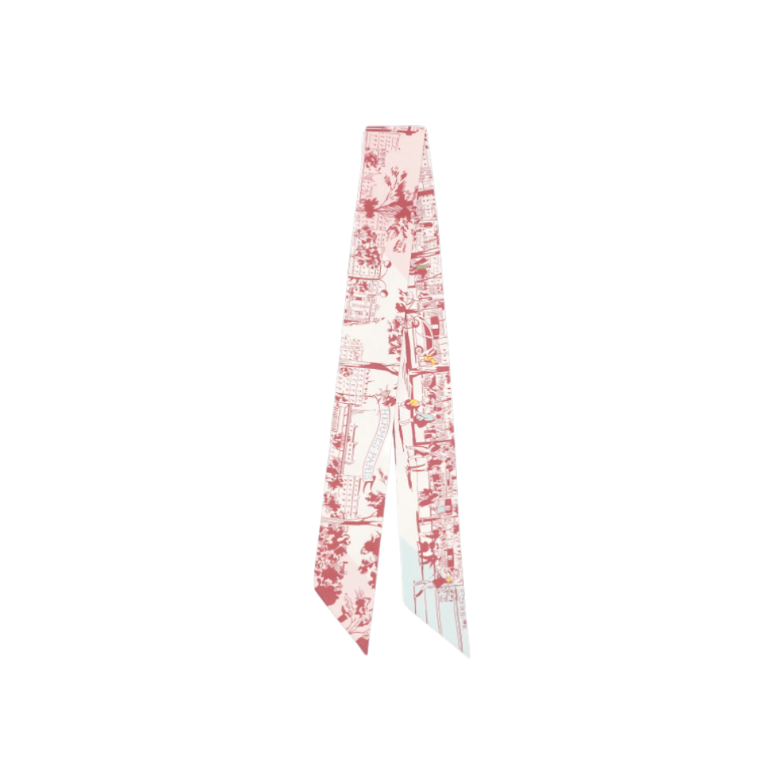 ITL2J8NUILMU Hermes H062910S Silk l'Ombre des Boulevards Twilly Scarf