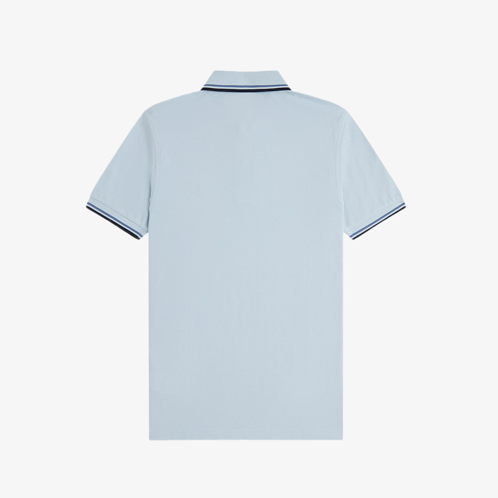 [KREAM 단독] 프레드페리 M3600 트윈 팁 프레드페리 셔츠 라이트아이스 에이스블루 네이비([KREAM 단독] Fred Perry Twin Tipped Fred Perry Shirt Light Ice Ace Blue Navy) - 5