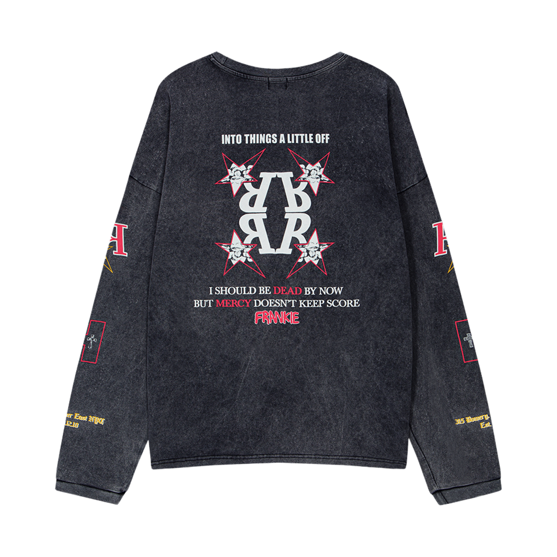 하이타이드 프랭키 폴스 아이콘 롱 슬리브 티 차콜(HIGHTIDE FRANKIE False Icon Long Sleeve Tee Charcoal) - 2