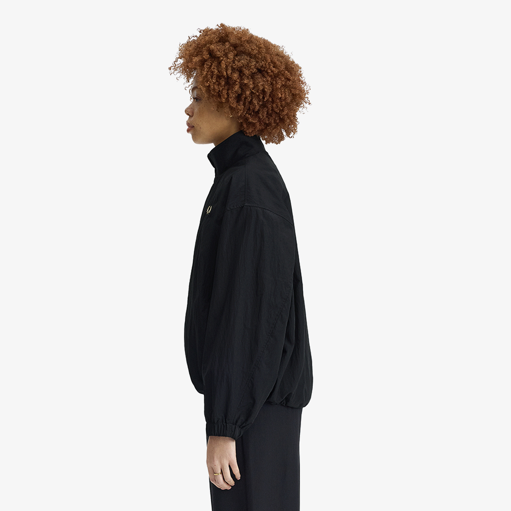 프레드페리 우먼즈 집 스루 재킷 블랙 샴페인(Fred Perry Zip-Through Jacket Black Champagne) - 2