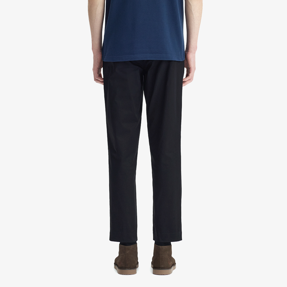 프레드페리 슬림핏 트윌 트라우저 블랙(Fred Perry Slim Fit Twill Trousers Black) - 3