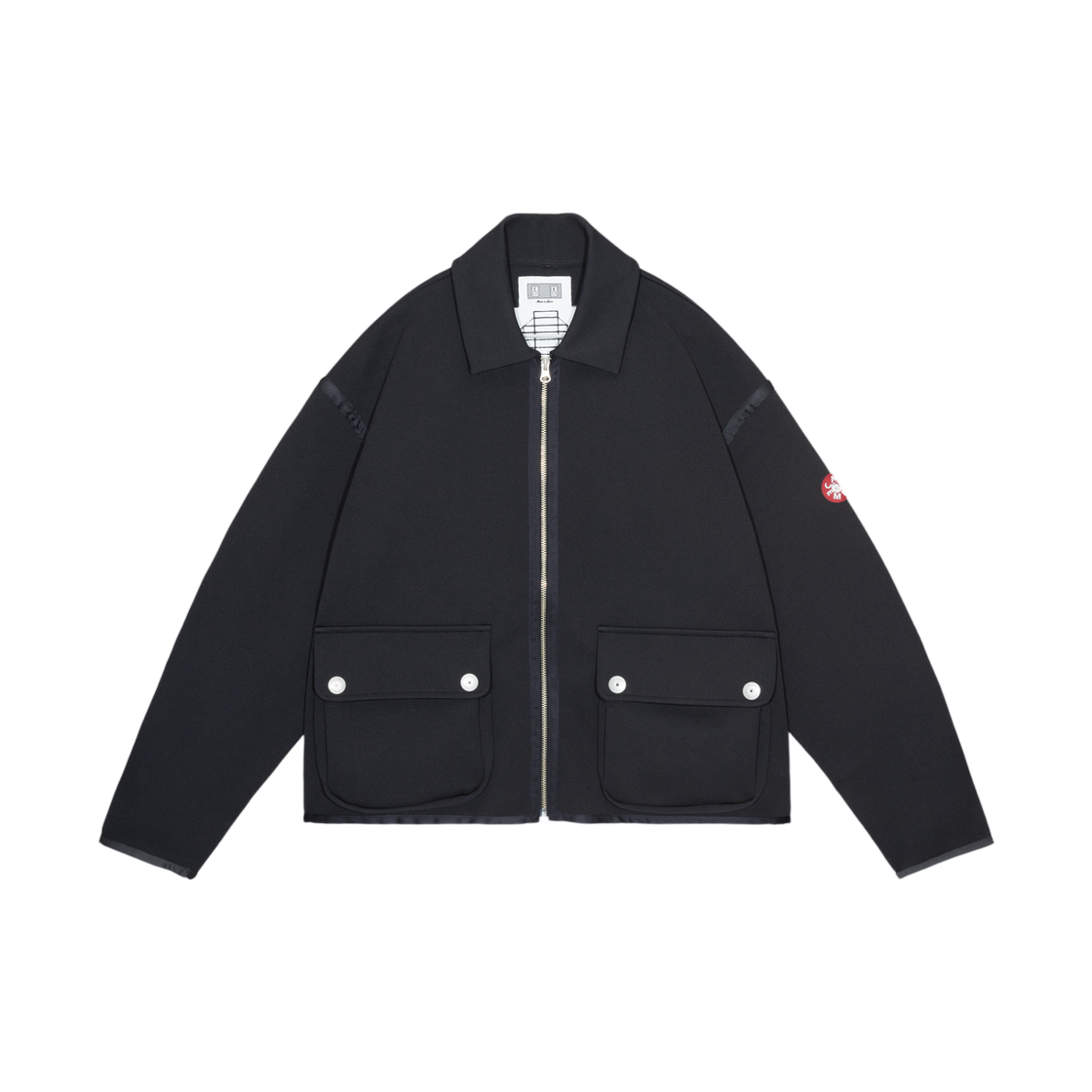 카브엠트 스무스 집업 블랙 - 26SS(Cav Empt Smooth Zip Up Black - 26SS)