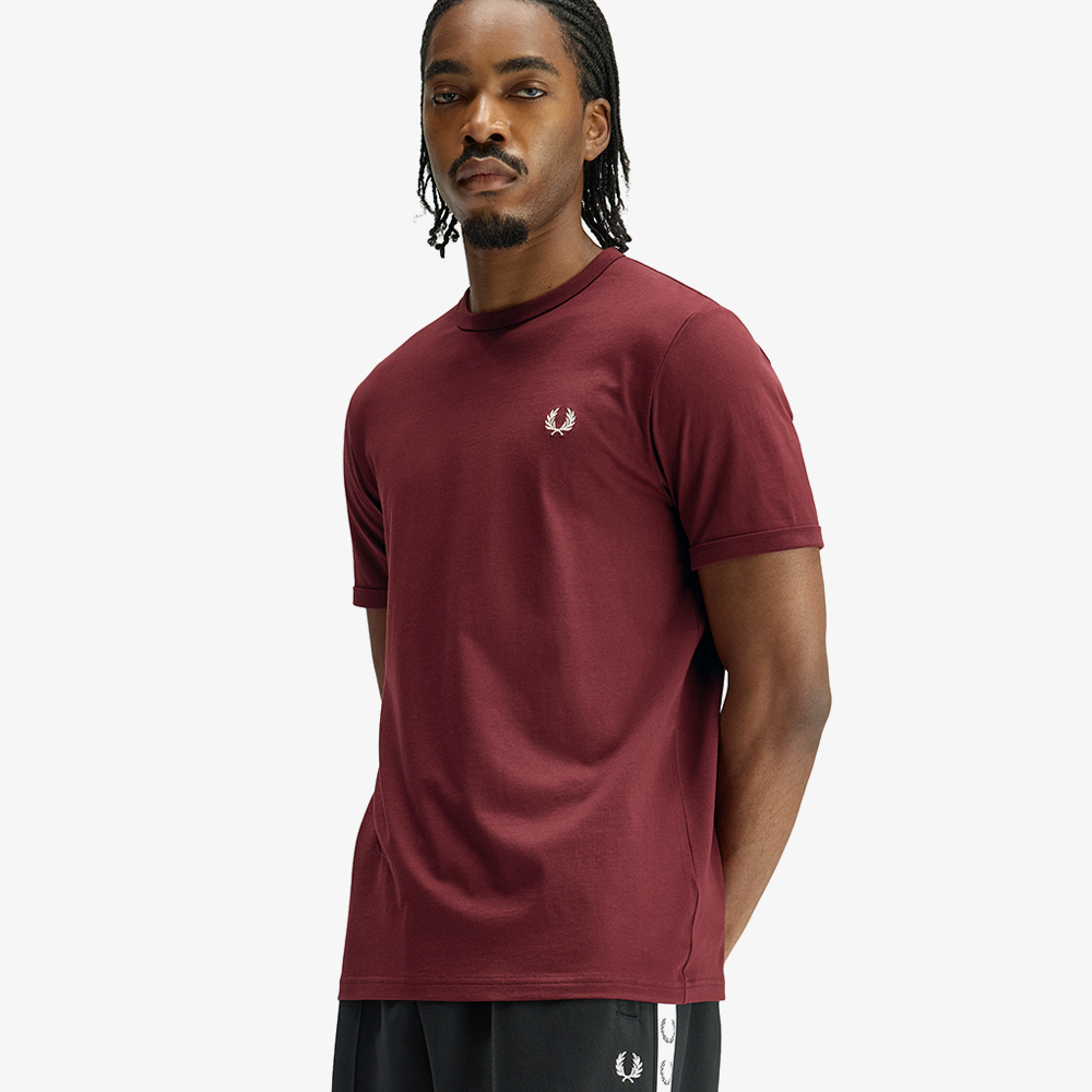 프레드페리 링어 티셔츠 옥스블러드(Fred Perry Ringer T-Shirt Oxblood) - 3