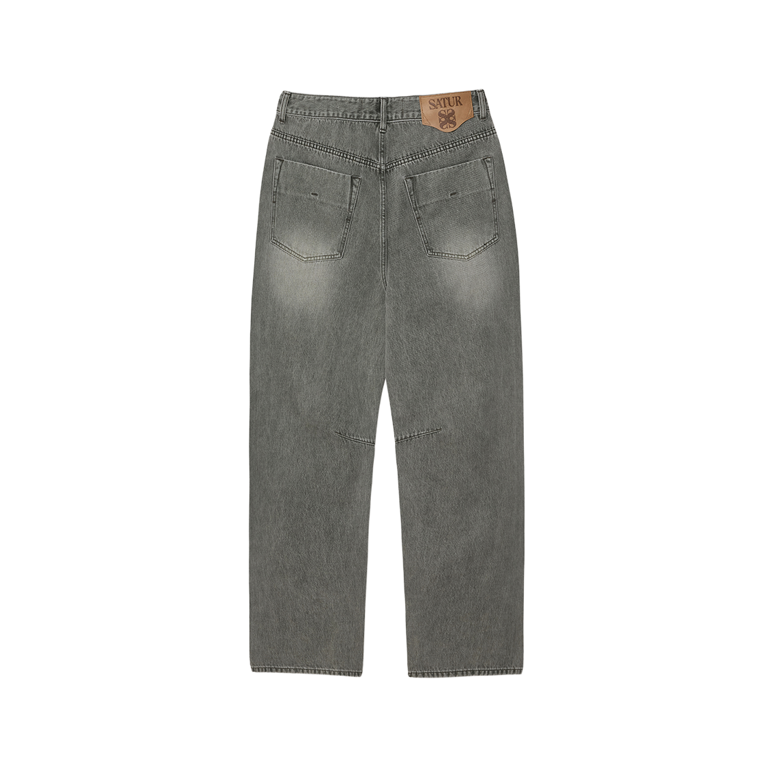 세터 라운드 컬러 데님 팬츠 카키(SATUR Round Color Denim Pants Khaki) - 2