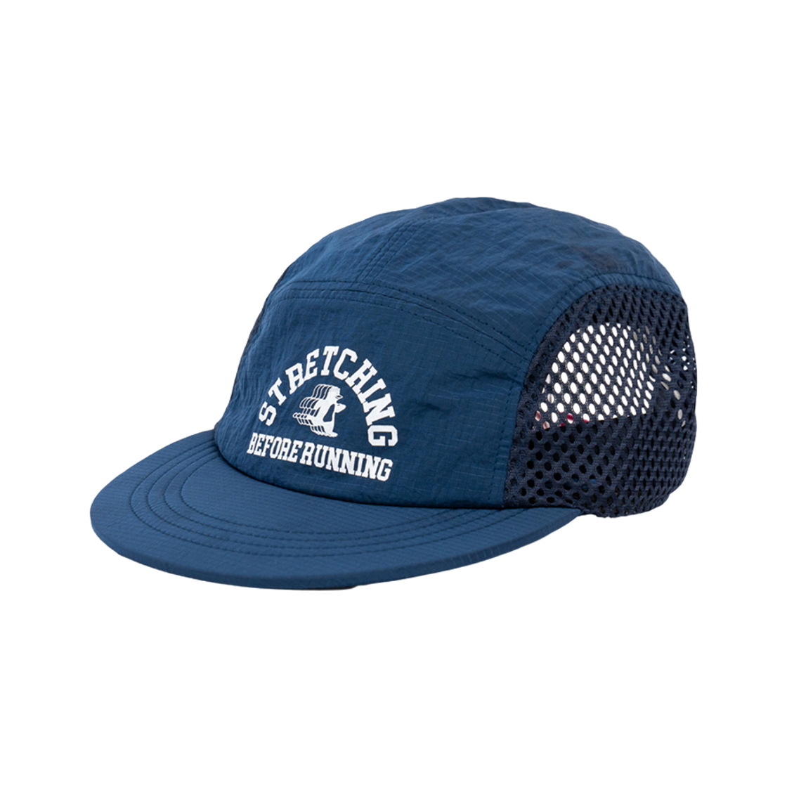 빅웨이브 컬렉티브 스트레칭 펭귄 러닝캡 네이비(BIGWAVE COLLECTIVE Stretching With Penguins Running Cap Navy) - 2